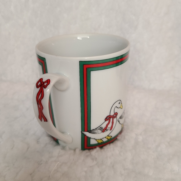 Christmas Geese Mug Vintage - Picture 5 of 6